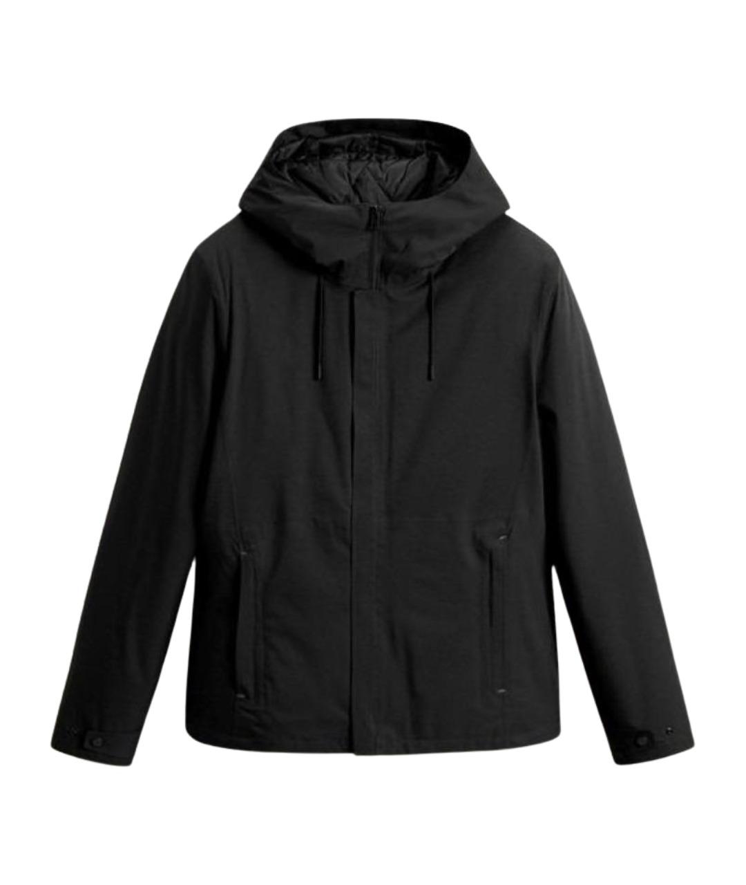 WOOLRICH Черная полиэстеровая куртка, фото 1