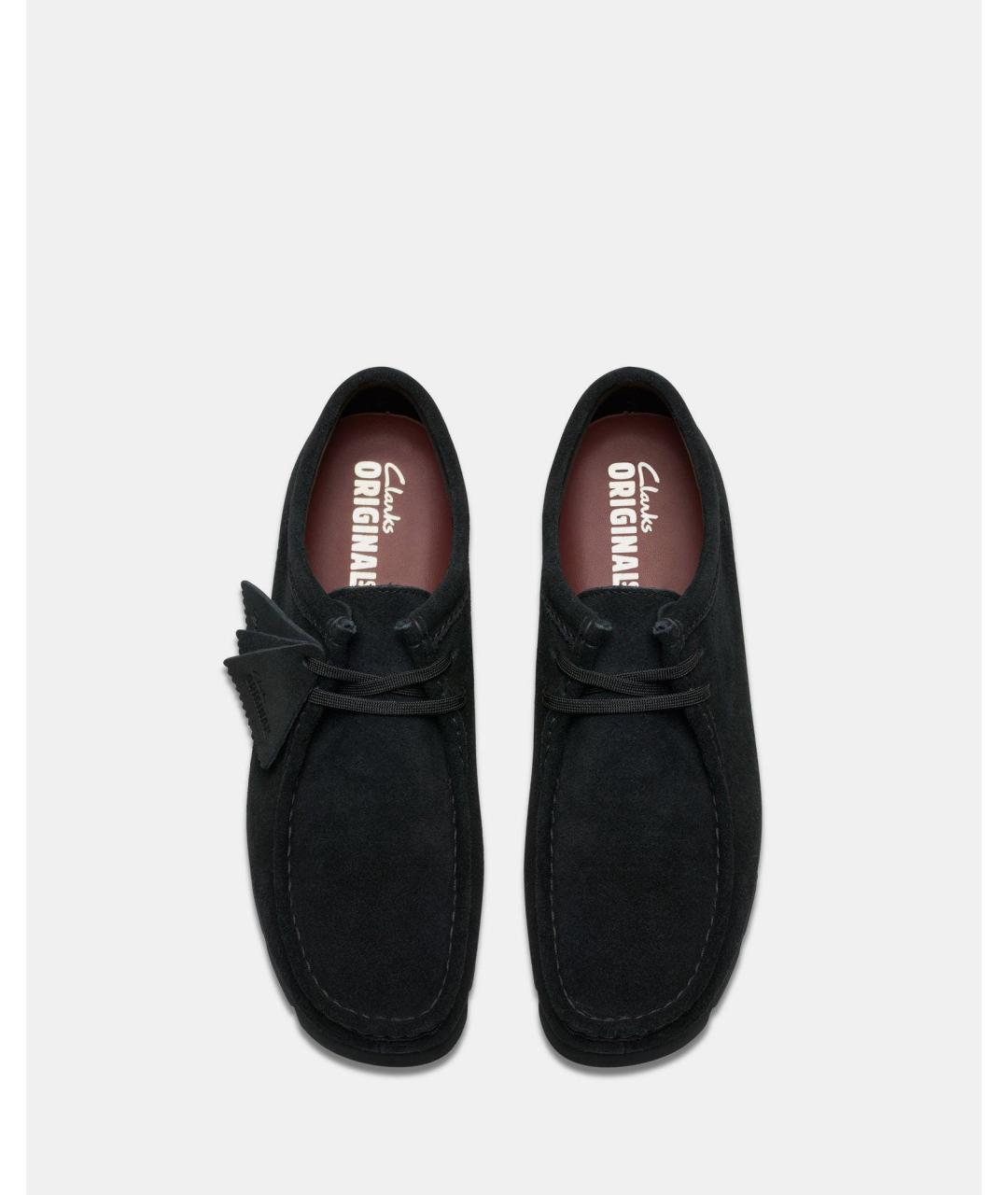 CLARKS Черные замшевые ботинки, фото 2