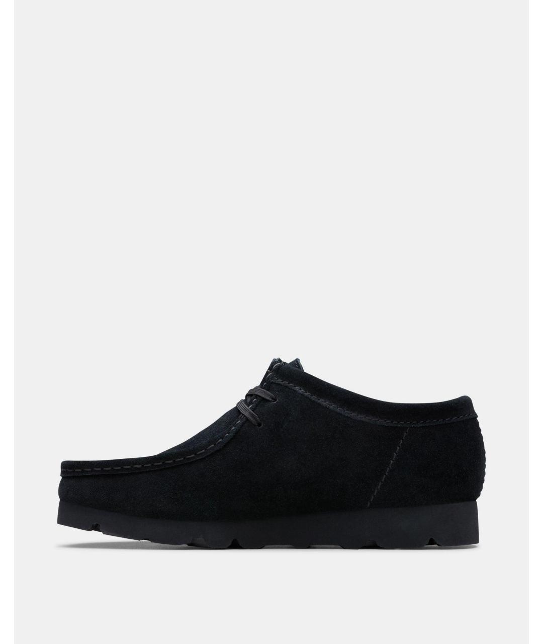 CLARKS Черные замшевые ботинки, фото 4