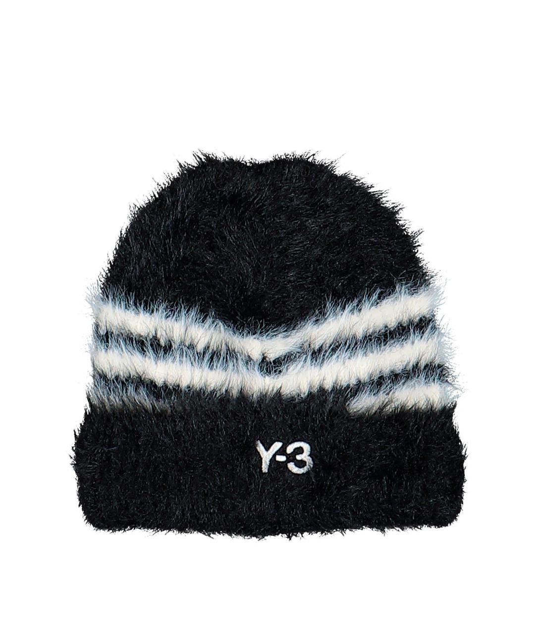 Y-3 Черная синтетическая шапка, фото 1