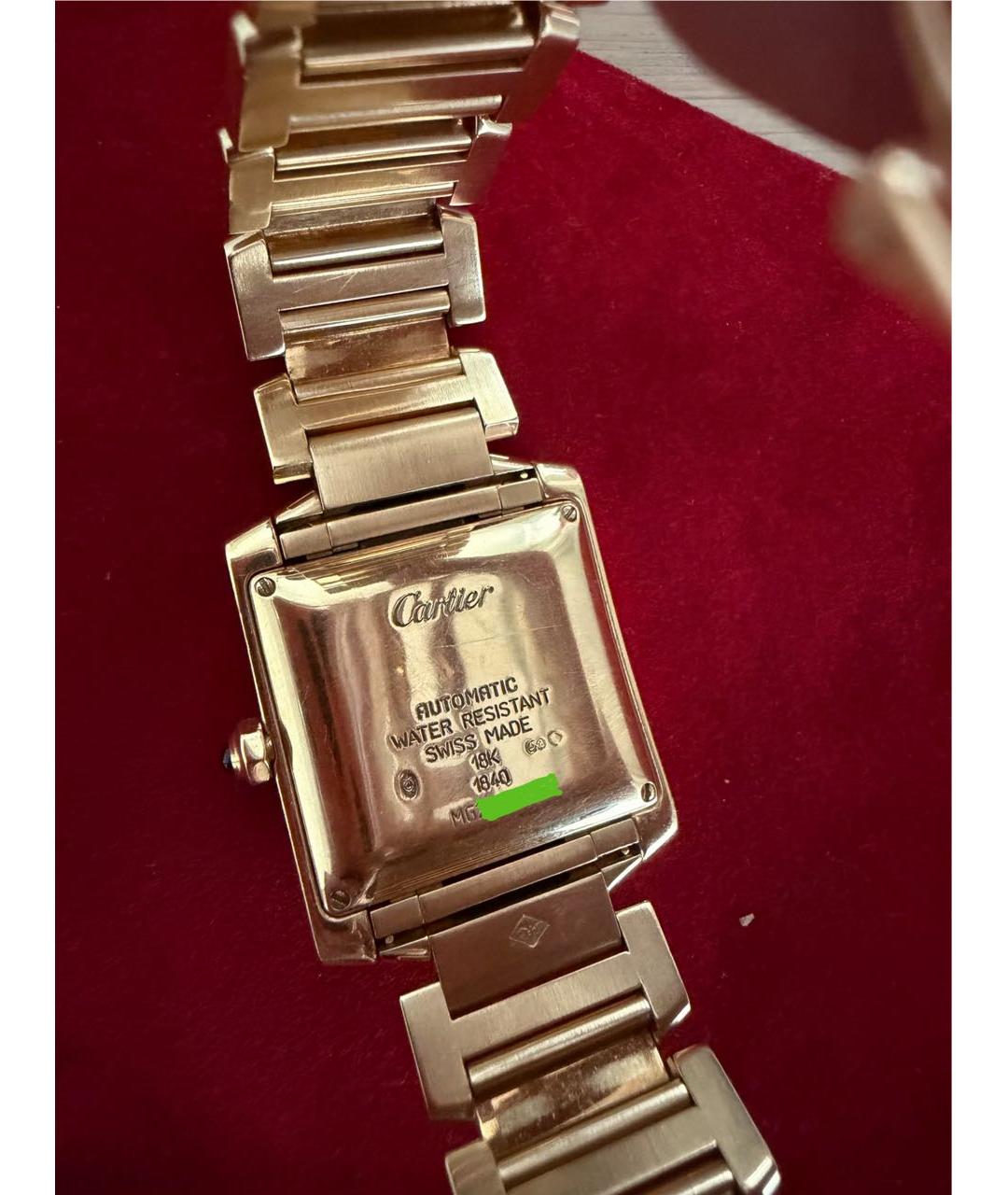 CARTIER Золотые часы из желтого золота, фото 7