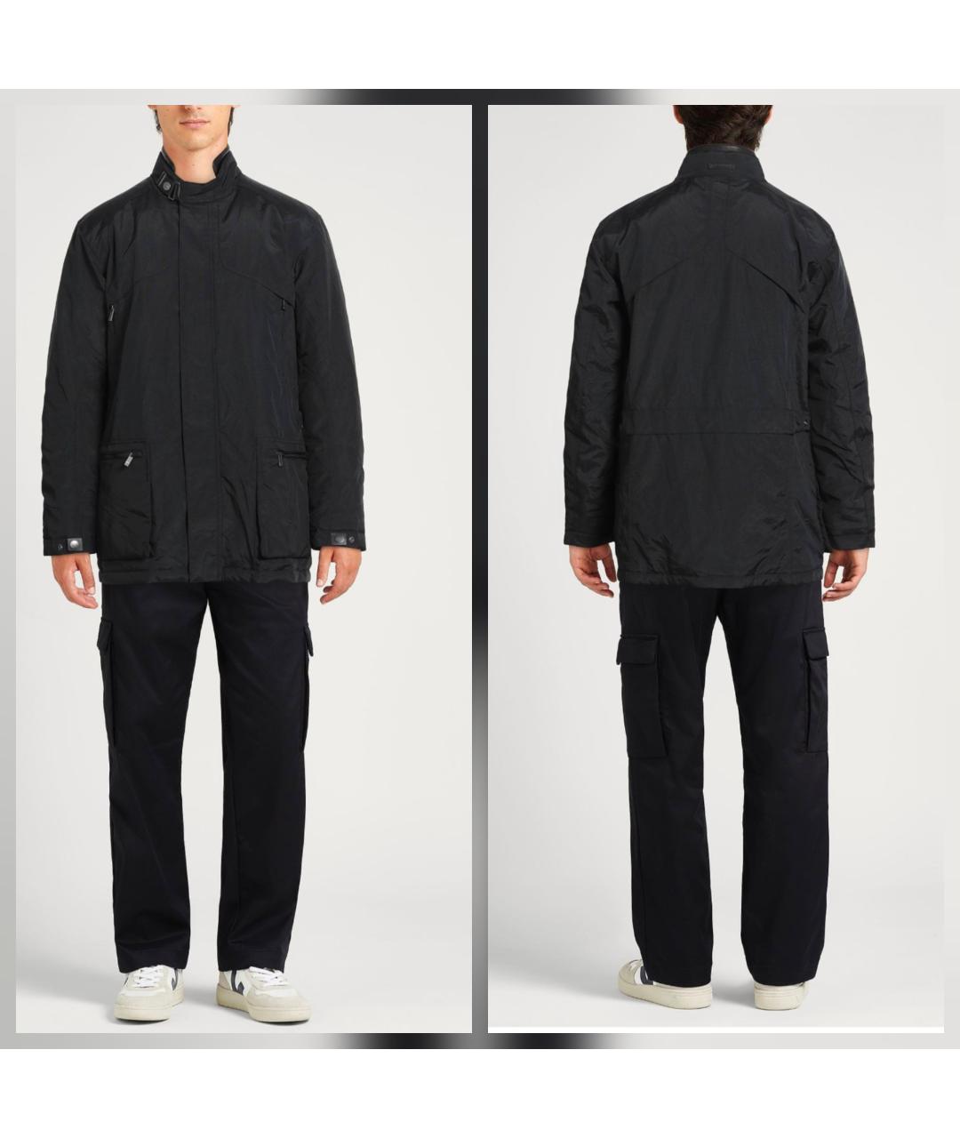 ZEGNA Черная нейлоновая куртка, фото 5