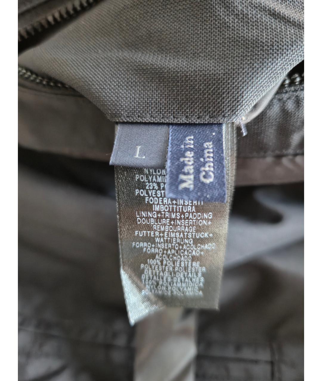 ZEGNA Черная нейлоновая куртка, фото 4