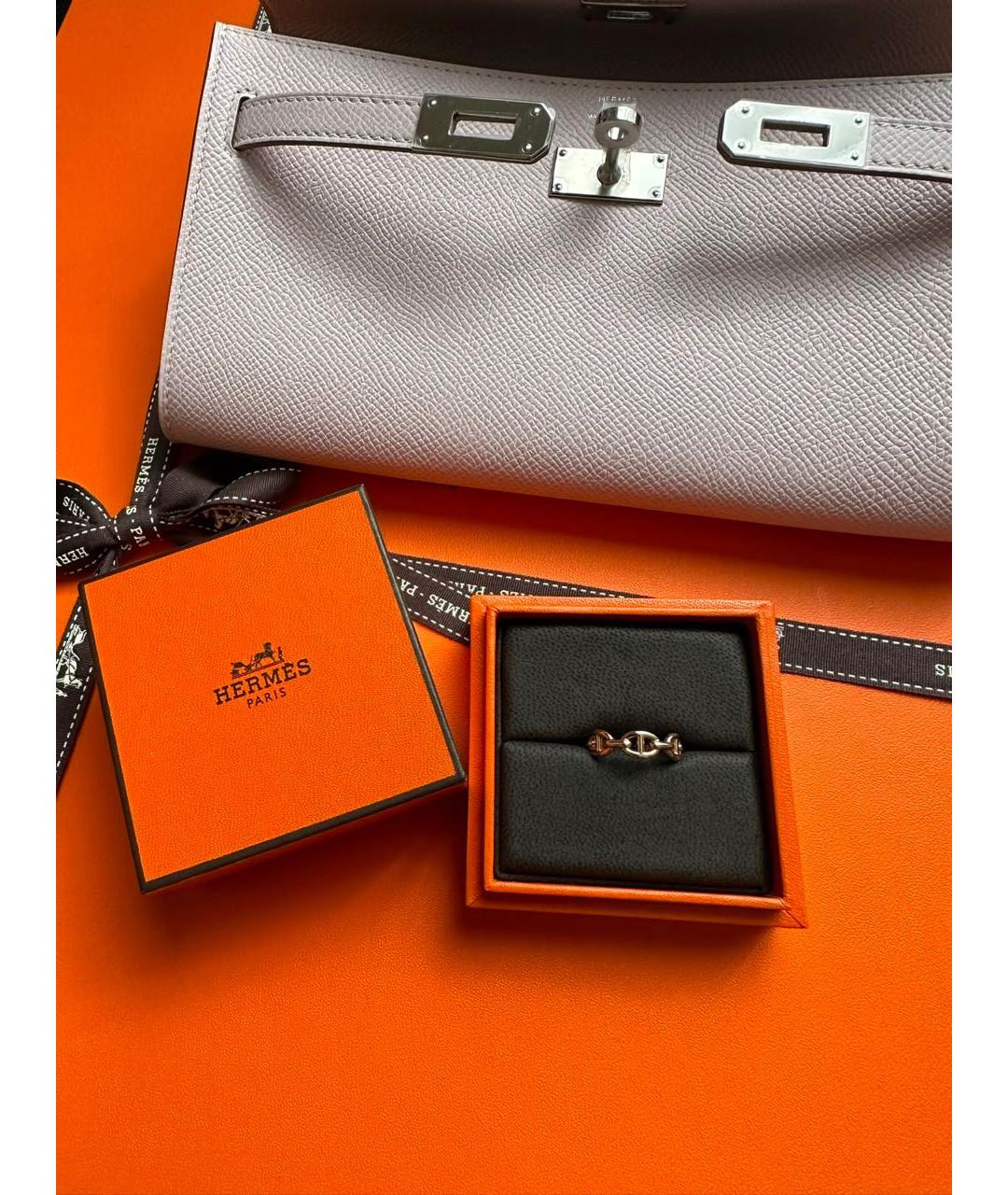 HERMES Розовое кольцо из розового золота, фото 2