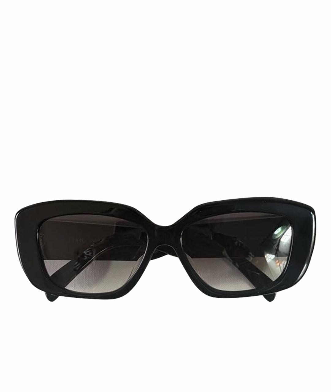 CELINE Черные пластиковые солнцезащитные очки, фото 1