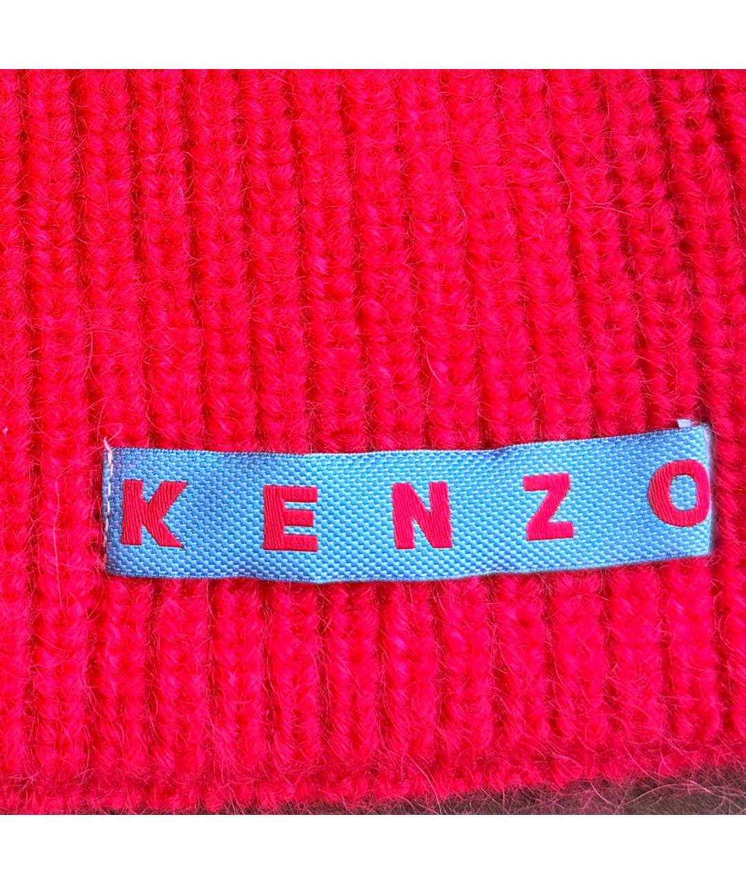 KENZO Красная шапка, фото 3