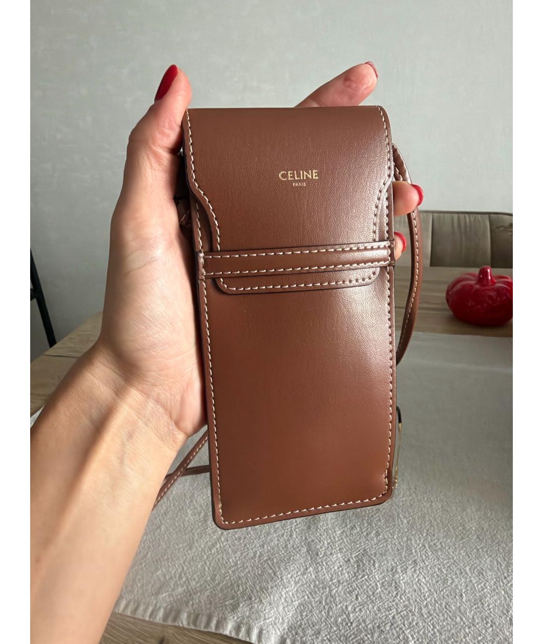 CELINE Золотые металлические солнцезащитные очки, фото 5