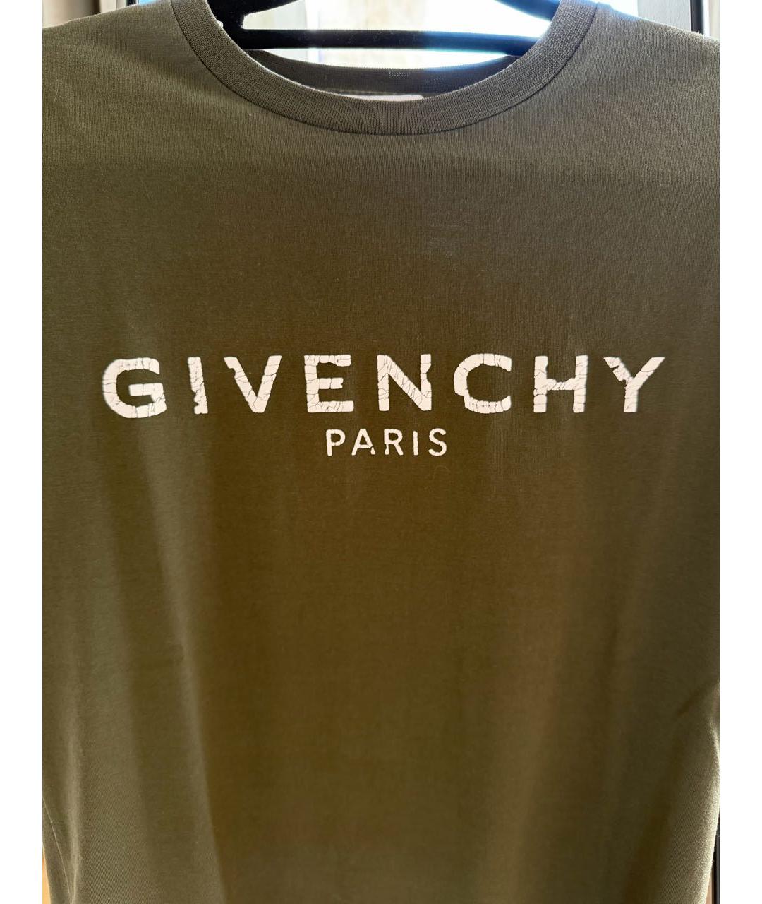 GIVENCHY Зеленый хлопковый детская футболка / топ, фото 2