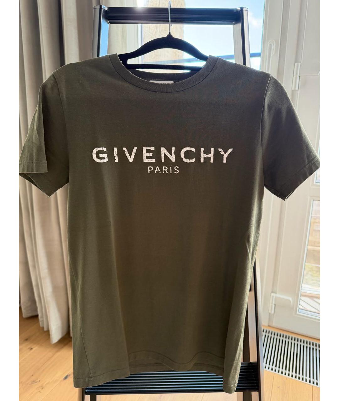 GIVENCHY Зеленый хлопковый детская футболка / топ, фото 5