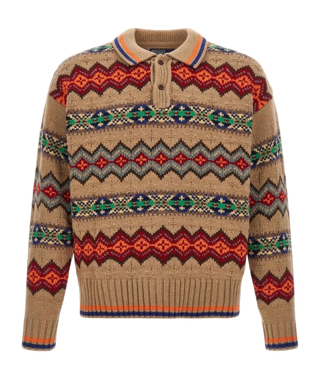 POLO RALPH LAUREN Мульти шерстяной джемпер / свитер, фото 1