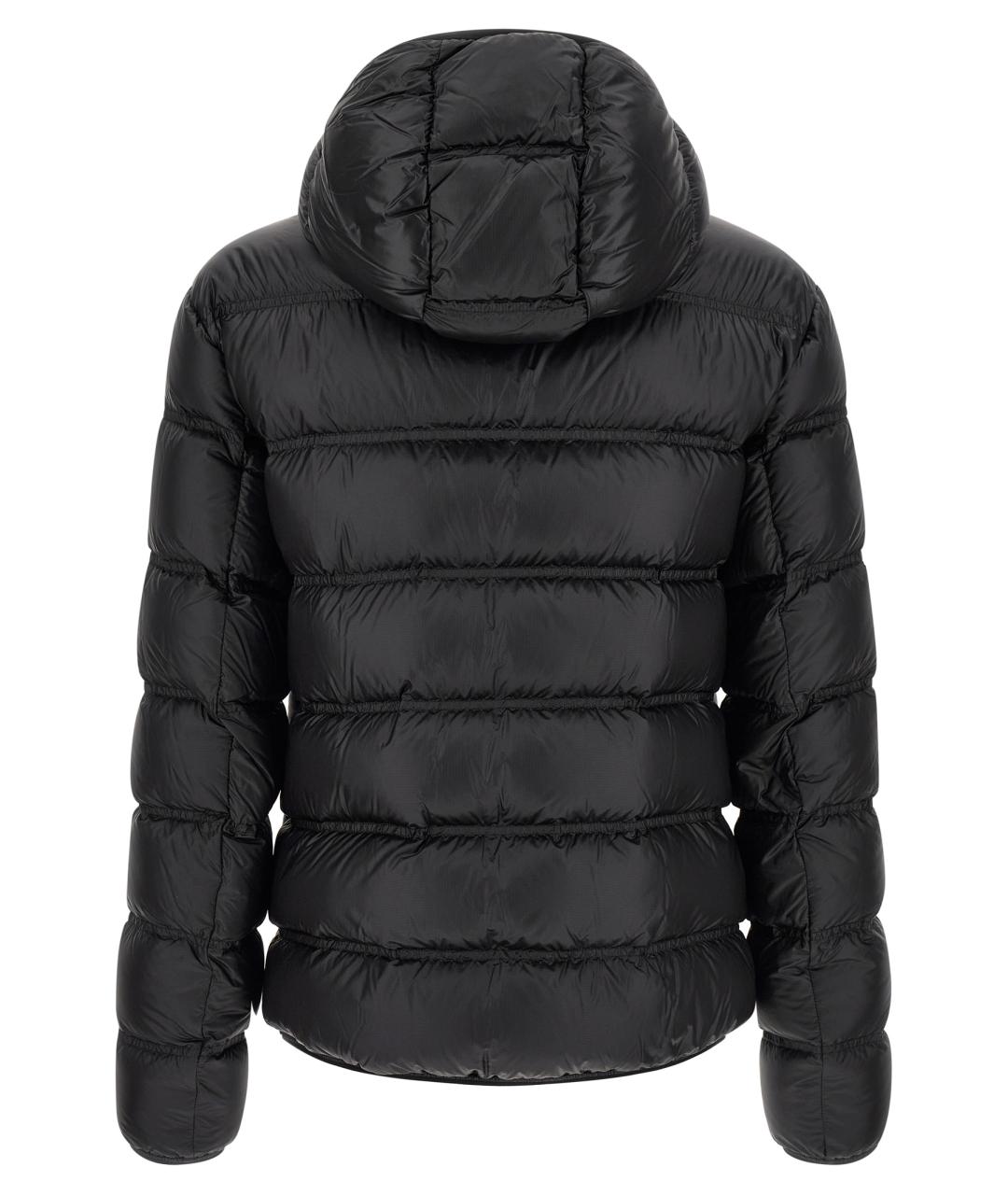 MONCLER Черный полиамидовый пуховик, фото 2