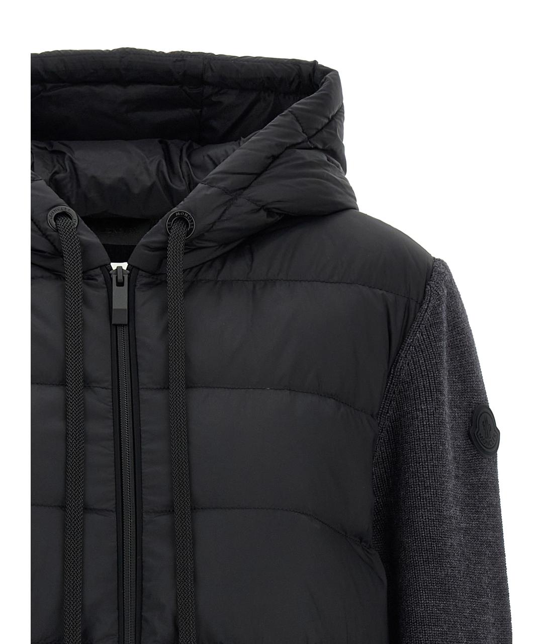 MONCLER Серый кардиган, фото 3