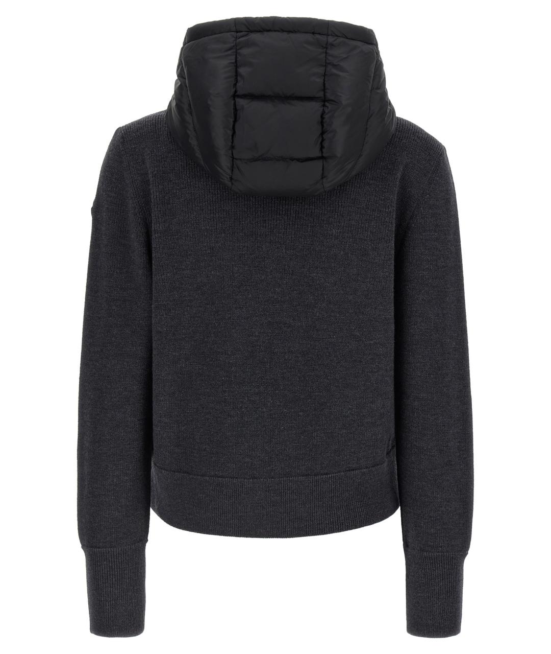 MONCLER Серый кардиган, фото 2