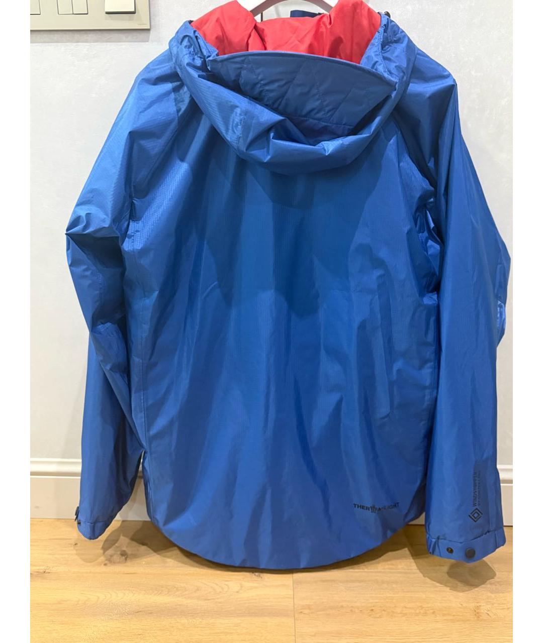 MONCLER GRENOBLE Синяя нейлоновая куртка, фото 2