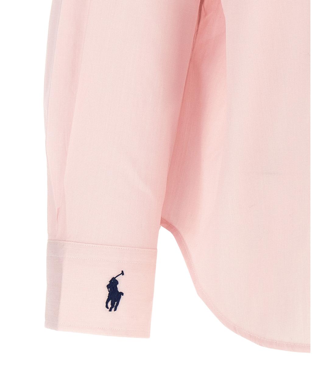 POLO RALPH LAUREN Розовая хлопковая рубашка, фото 5
