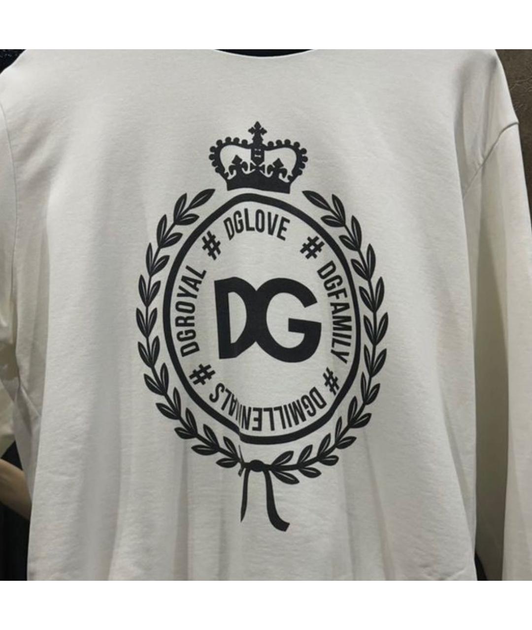 DOLCE&GABBANA Белый джемпер / свитер, фото 3