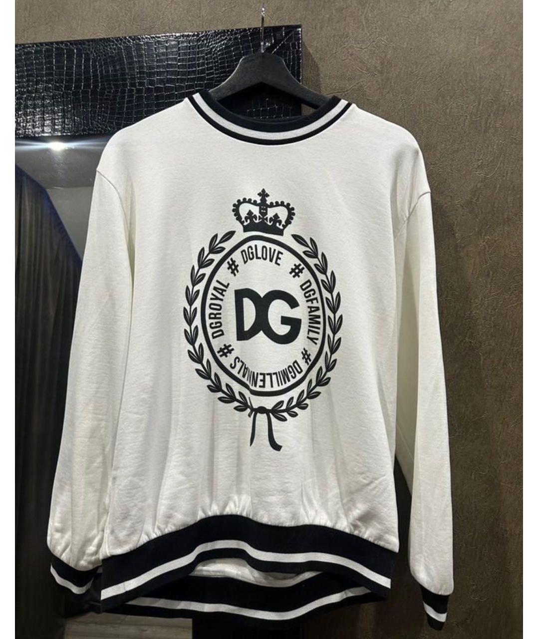 DOLCE&GABBANA Белый джемпер / свитер, фото 5