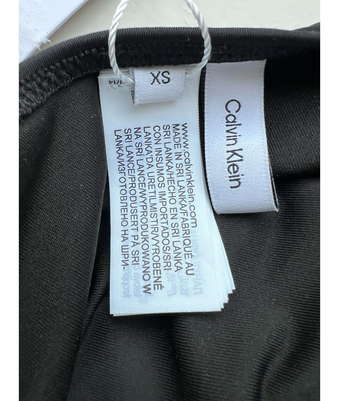 CALVIN KLEIN Черный купальник, фото 3