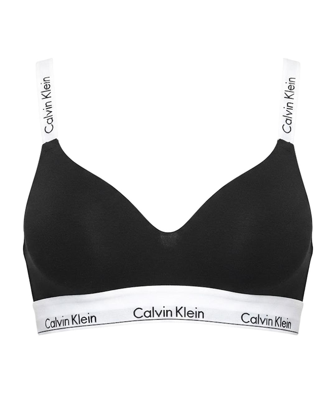 CALVIN KLEIN Черный бюстгалтеры, фото 1