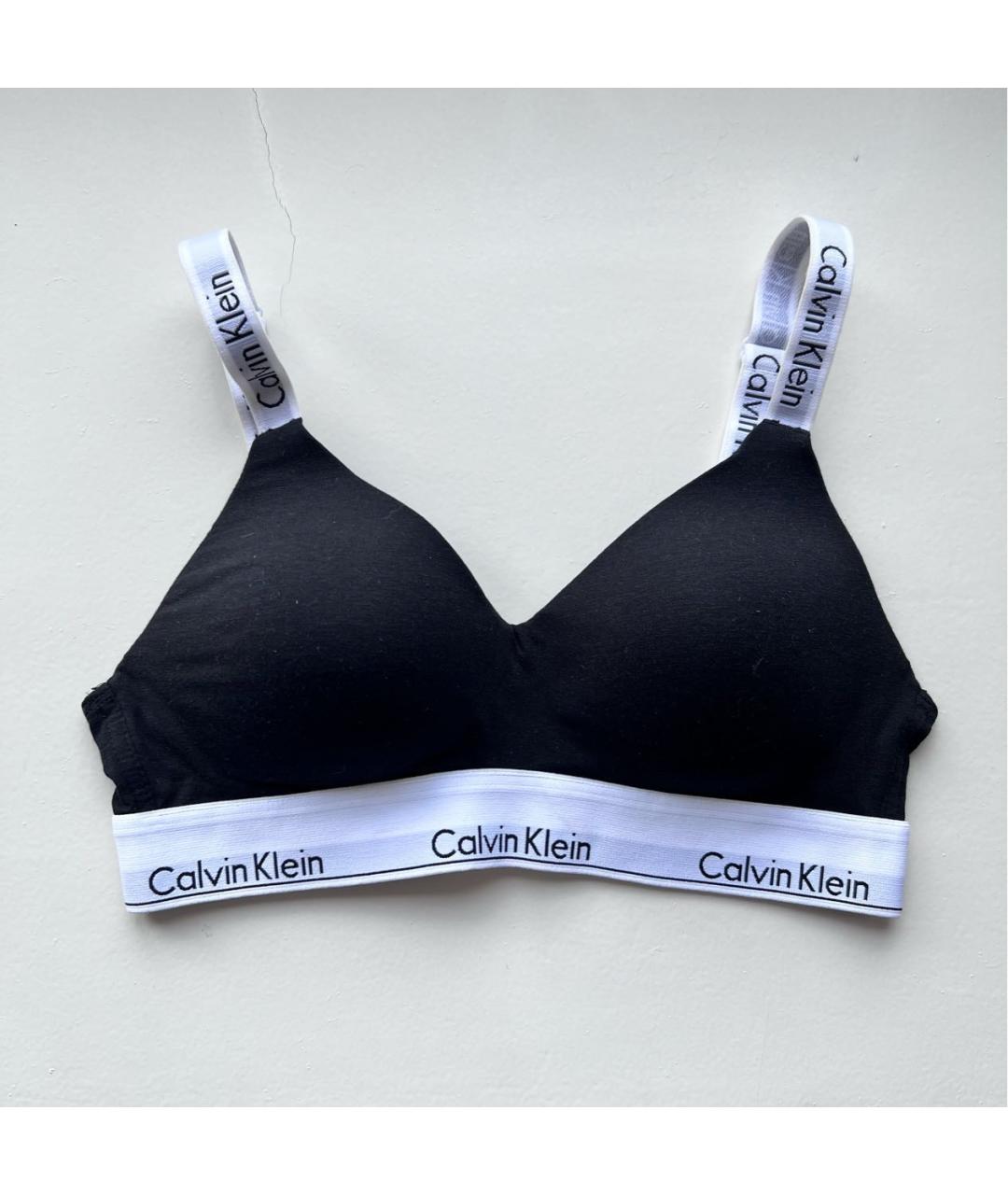 CALVIN KLEIN Черный бюстгалтеры, фото 3