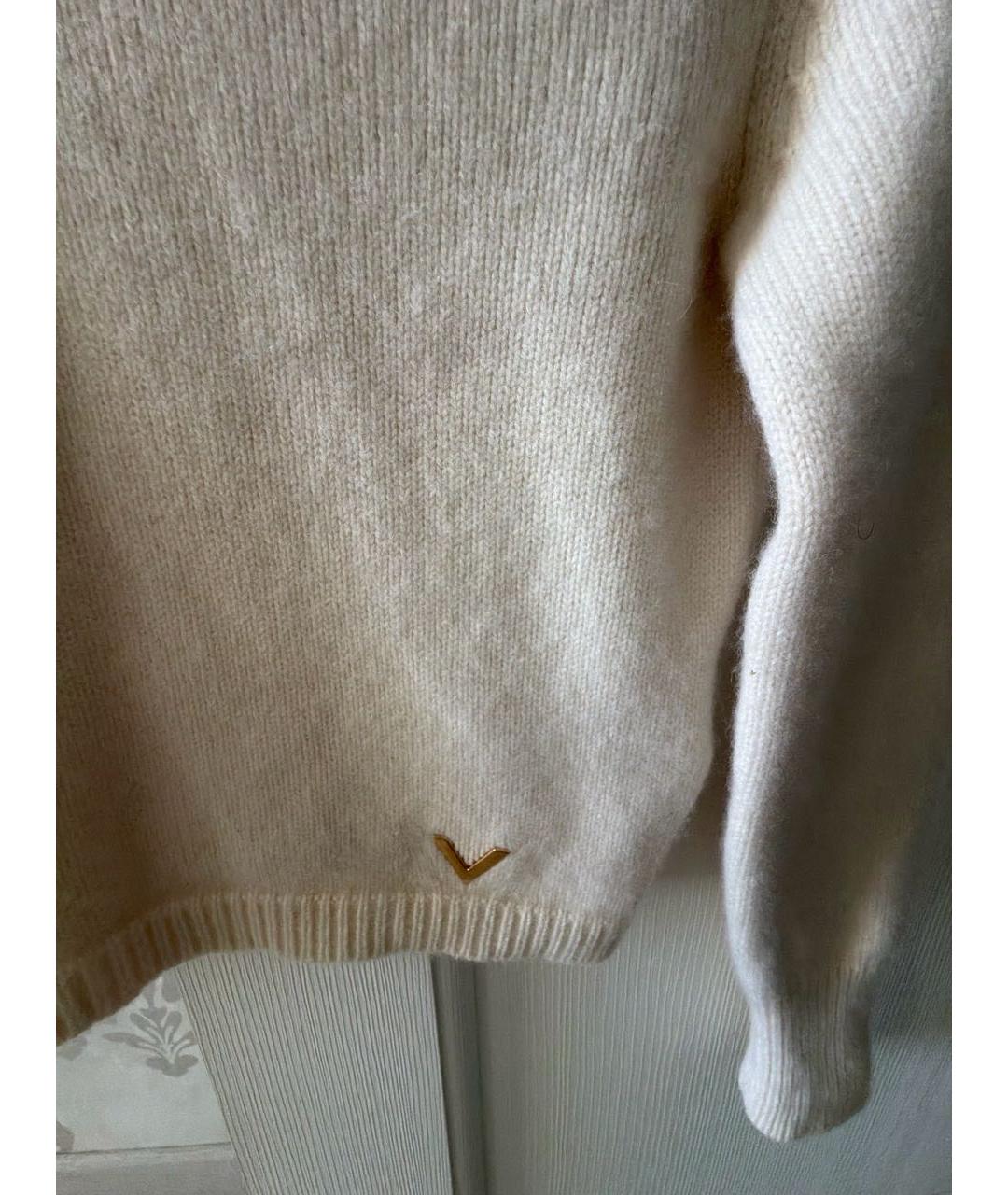 VALENTINO Белый кашемировый джемпер / свитер, фото 4