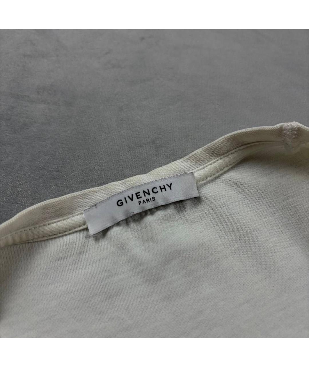 GIVENCHY Белая хлопковая майка, фото 4