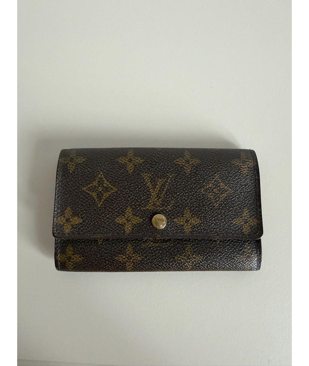 LOUIS VUITTON Коричневый кардхолдер, фото 6