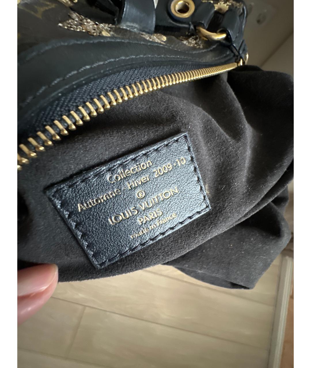 LOUIS VUITTON Коричневая сумка с короткими ручками из канвы, фото 5