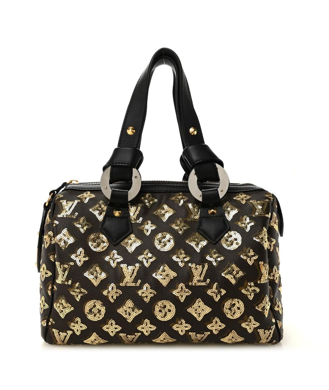 LOUIS VUITTON Коричневая сумка с короткими ручками из канвы, фото 6