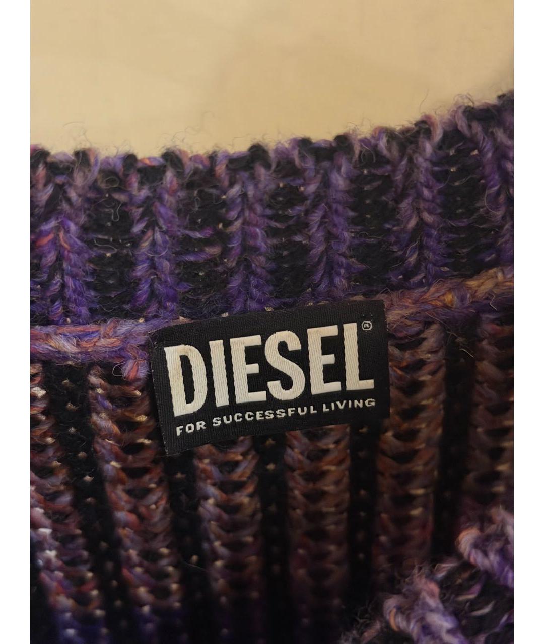 DIESEL Мульти шерстяной джемпер / свитер, фото 5