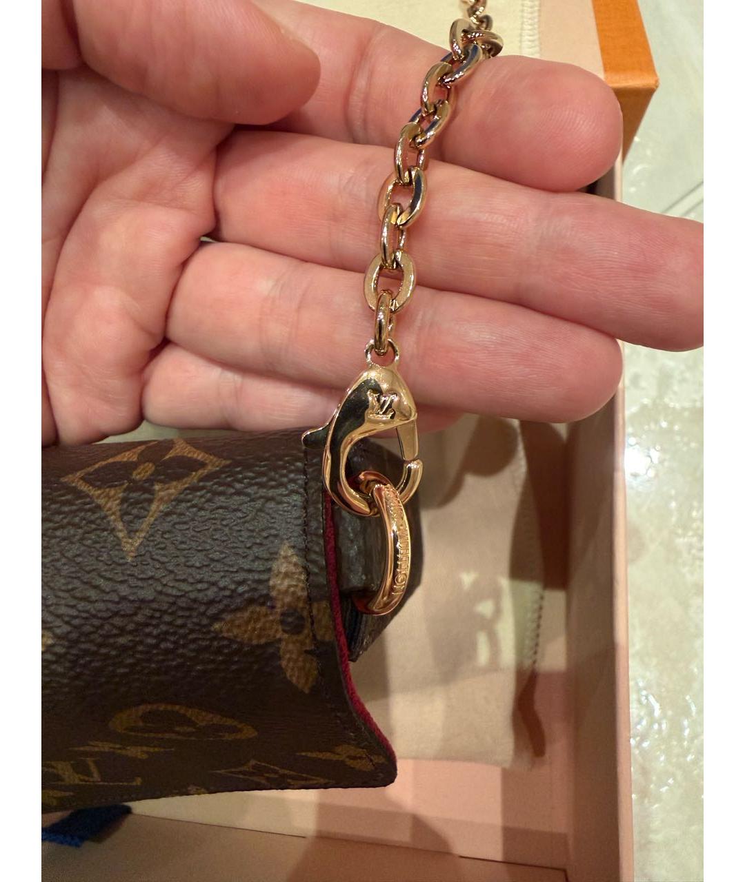 LOUIS VUITTON Коричневая сумка через плечо из канвы, фото 6