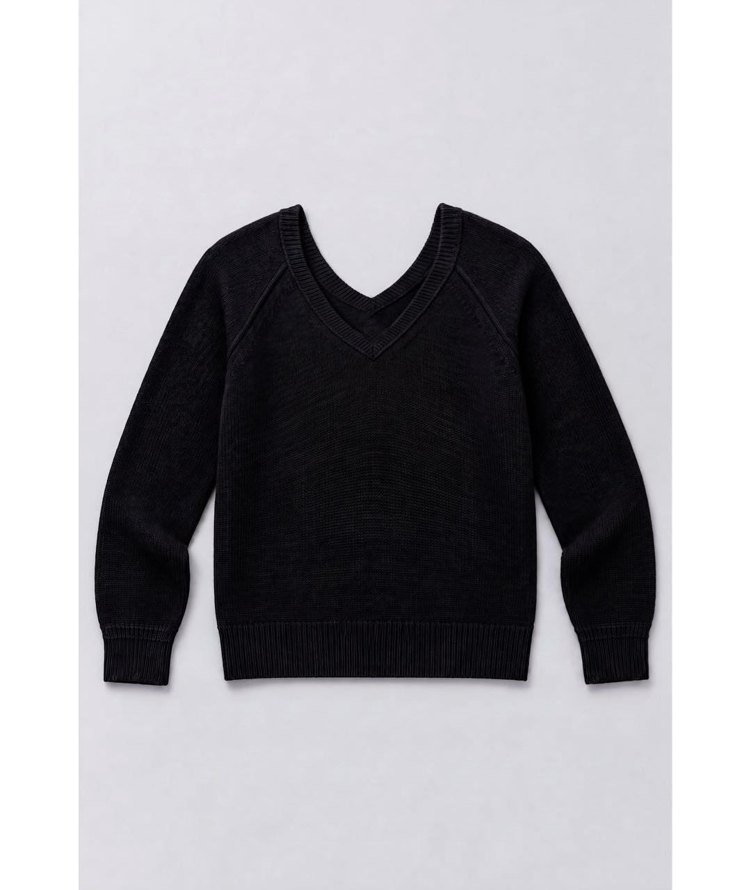 HELMUT LANG Черный кашемировый джемпер / свитер, фото 5