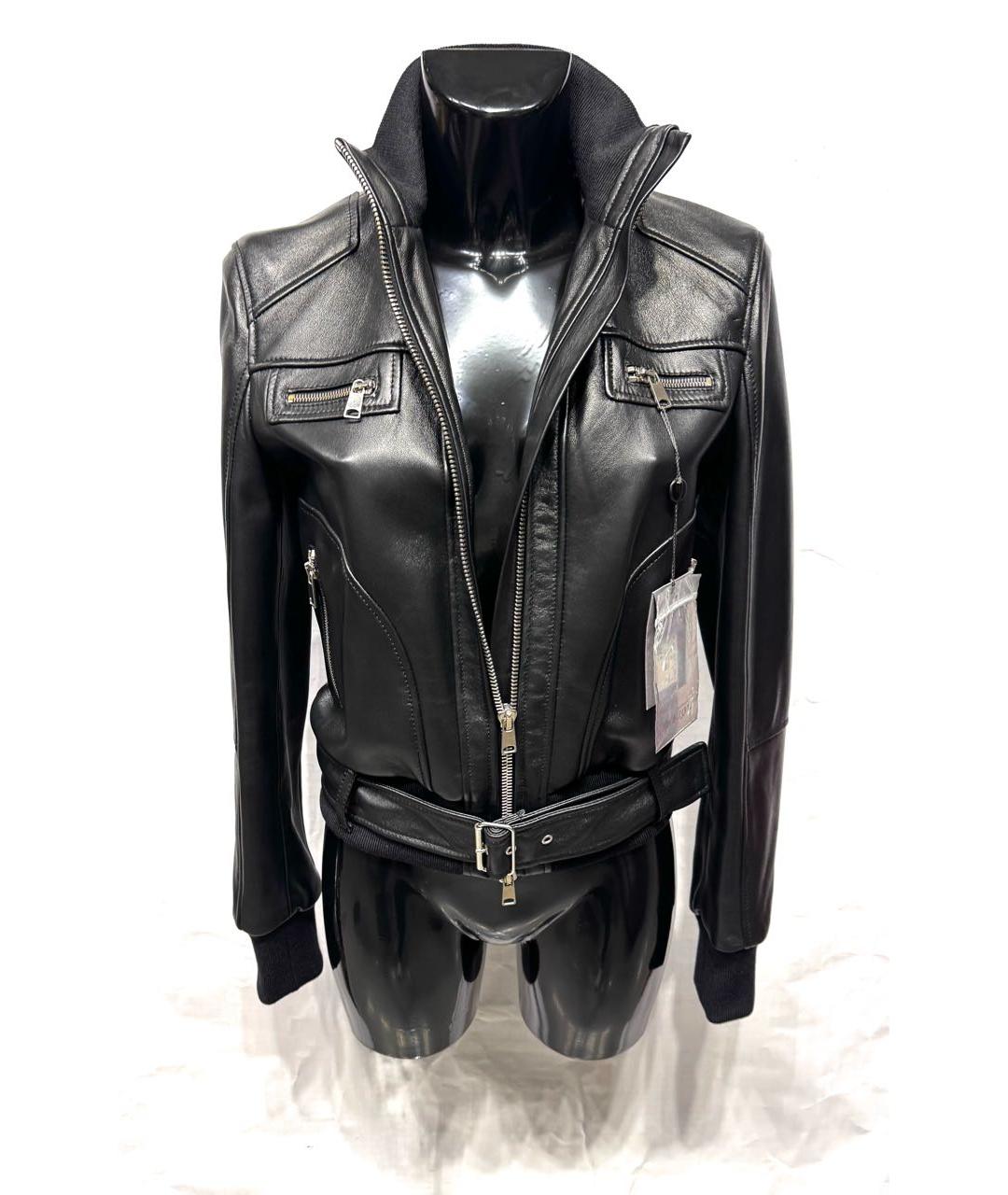 ALEXANDER MCQUEEN Черная кожаная куртка, фото 9