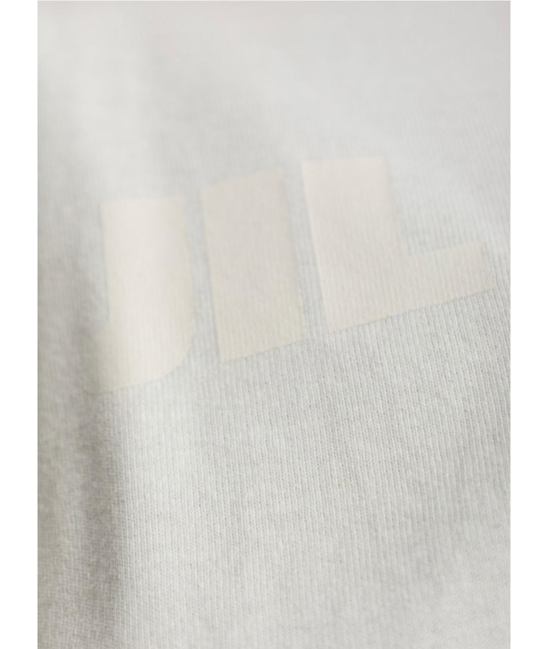 JIL SANDER Белая хлопковая футболка, фото 3