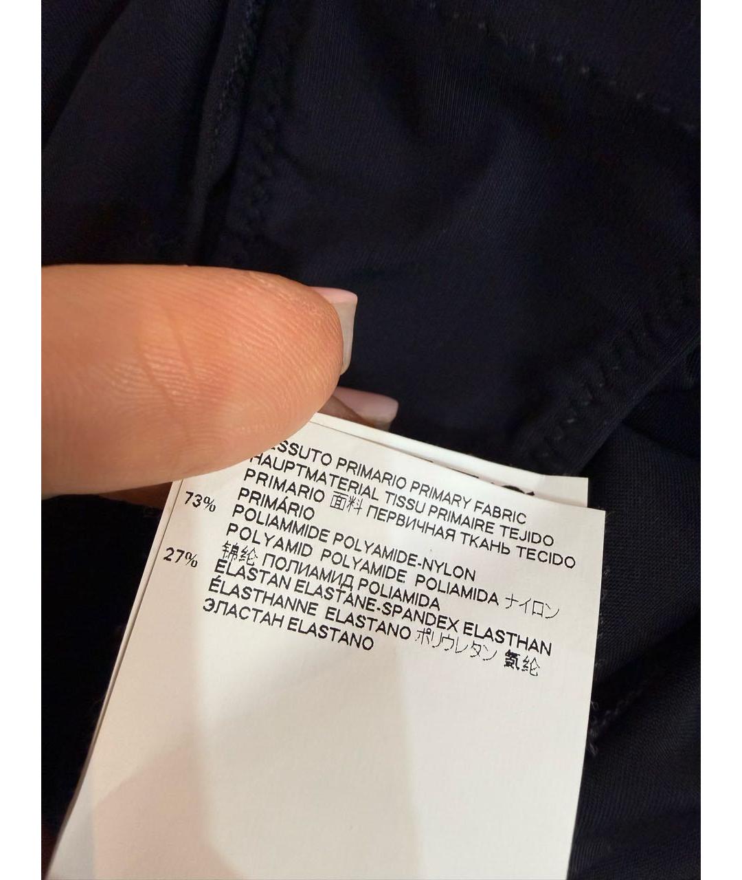 MM6 MAISON MARGIELA Черное полиамидовое боди, фото 5