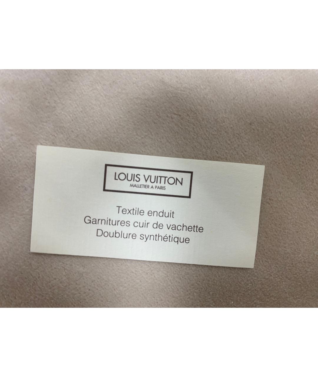 LOUIS VUITTON Черная кожаная поясная сумка, фото 8