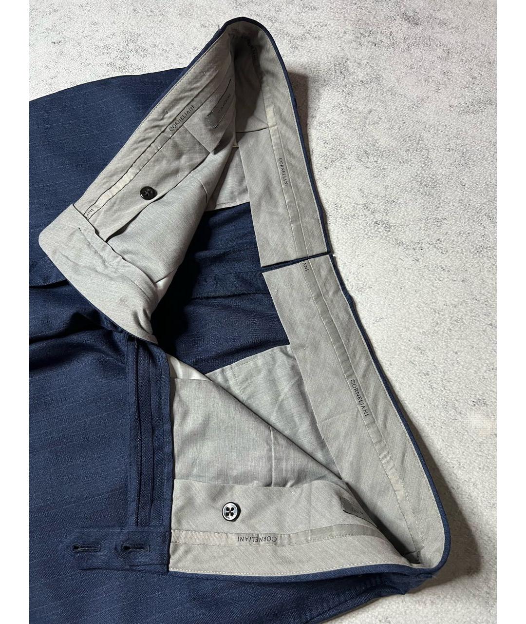 CORNELIANI Темно-синий классический костюм, фото 8