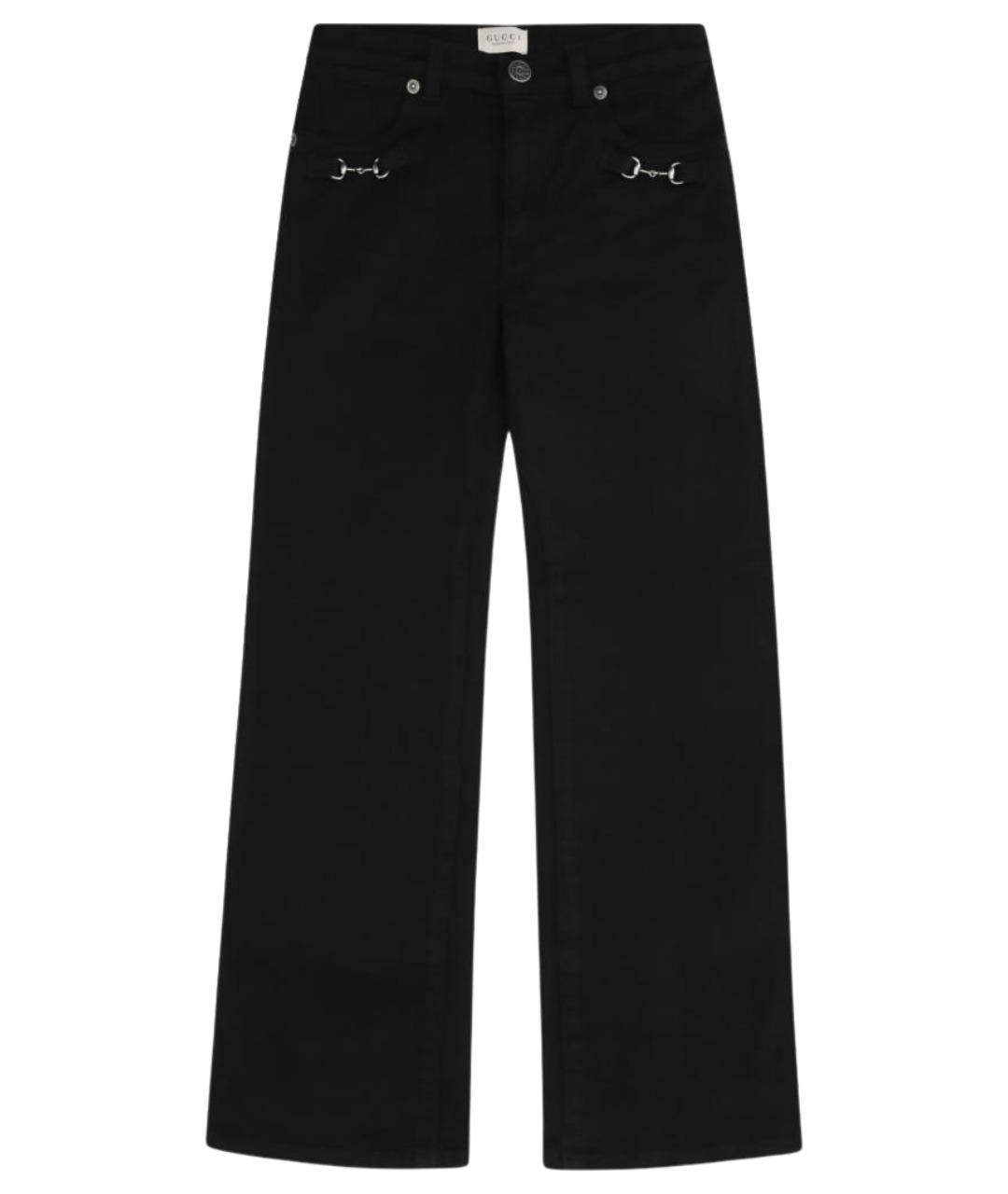 GUCCI Черные хлопковые детские джинсы, фото 1