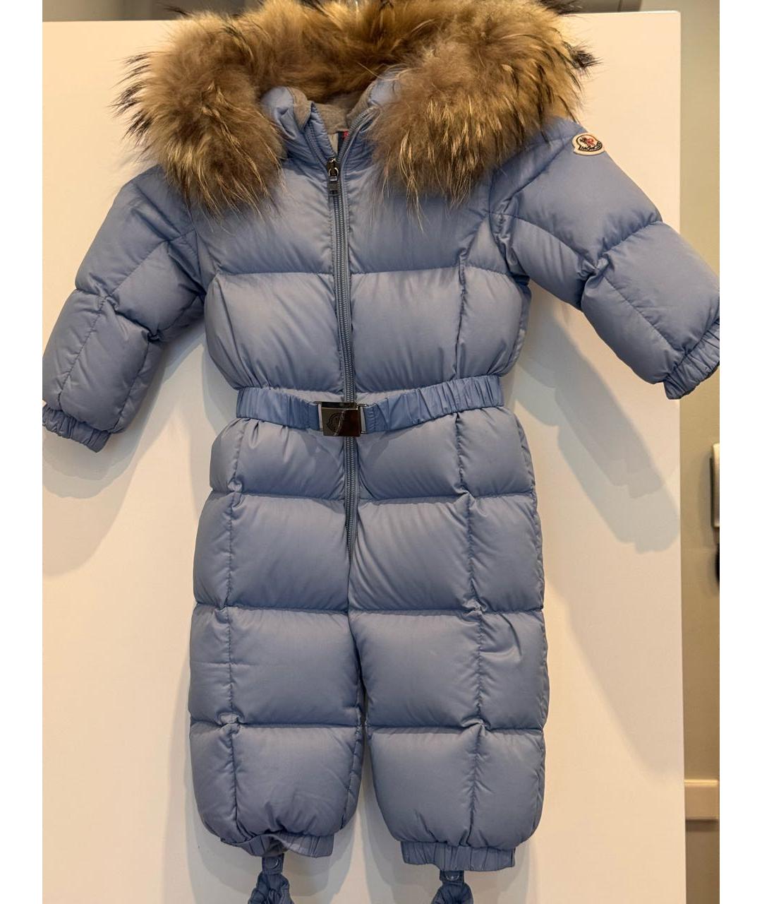 MONCLER Голубой комбинезон, фото 9