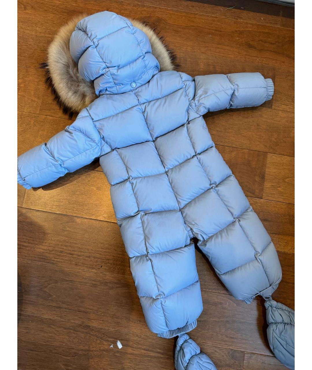 MONCLER Голубой комбинезон, фото 2