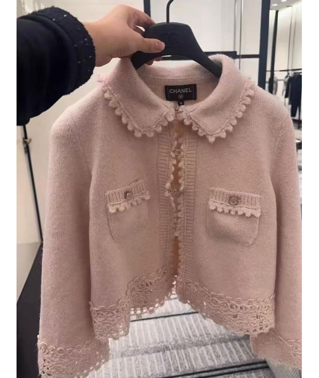 CHANEL Розовый кардиган, фото 2