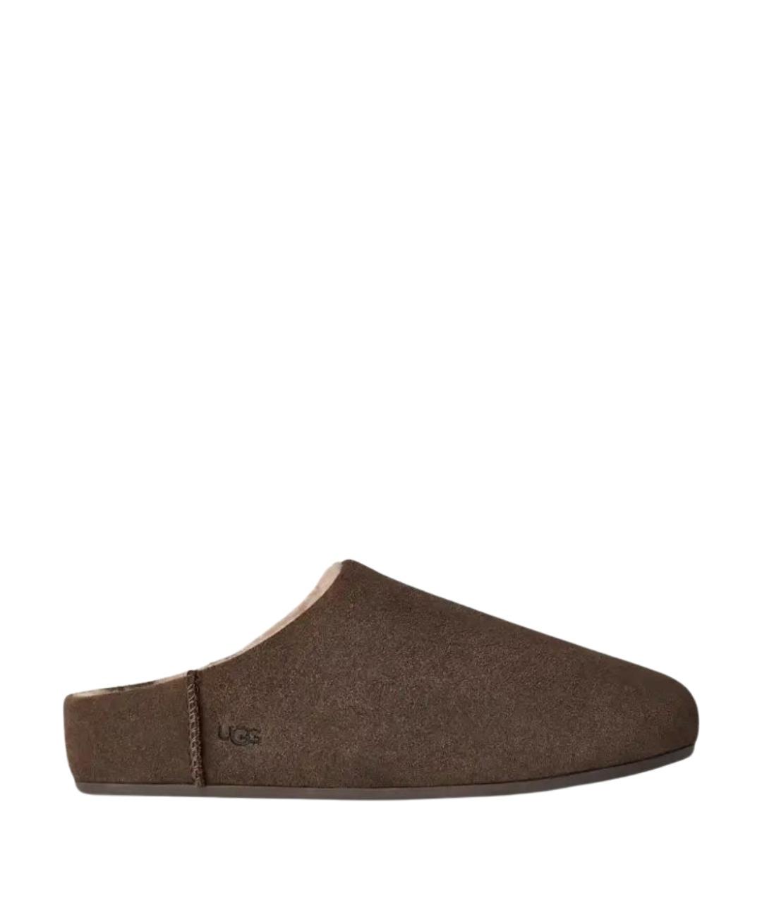 UGG Коричневые замшевые мюли, фото 1