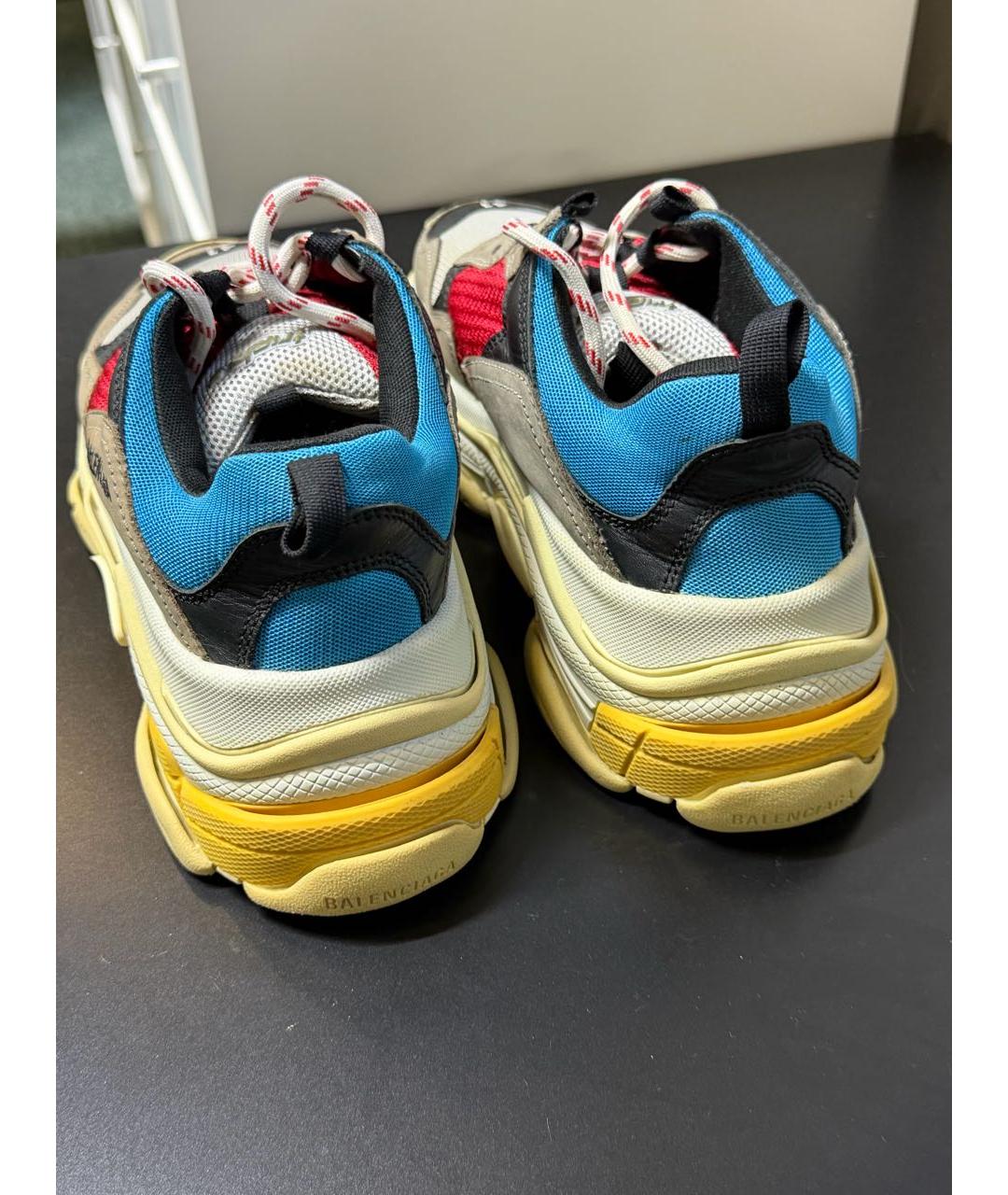 BALENCIAGA Текстильные низкие кроссовки / кеды, фото 4