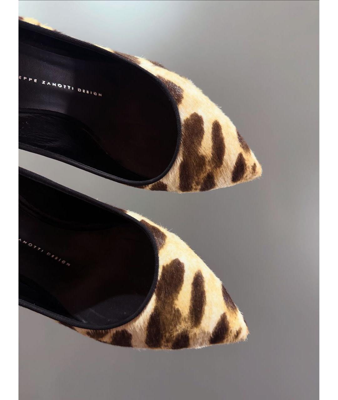 GIUSEPPE ZANOTTI DESIGN Мульти кожаные туфли, фото 5