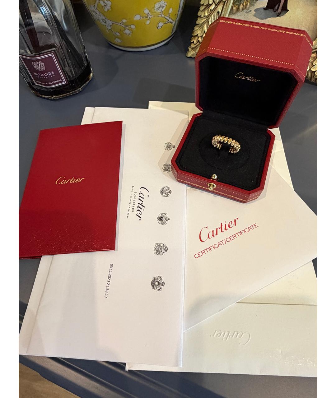 CARTIER Желтое кольцо из желтого золота, фото 3