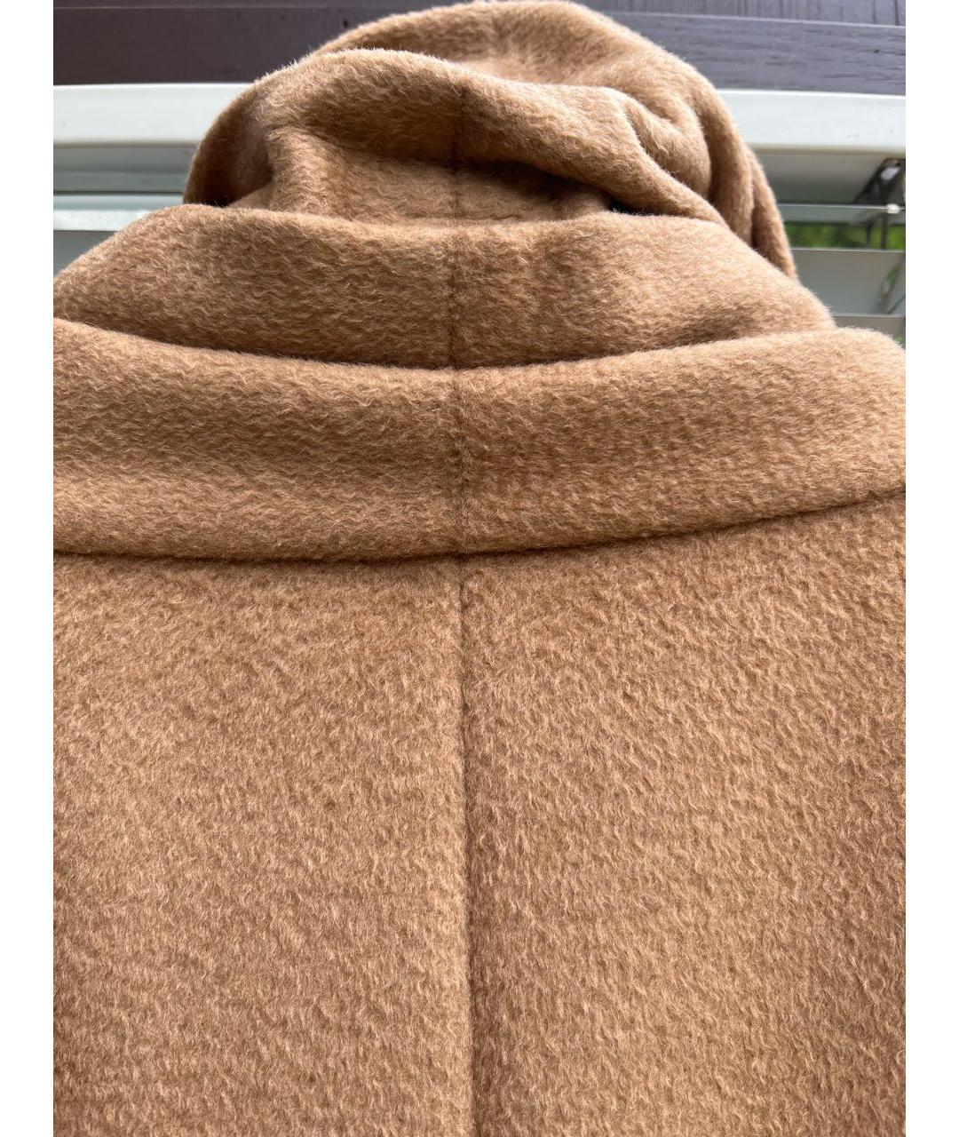 MAX MARA Бежевое шерстяное пальто, фото 6