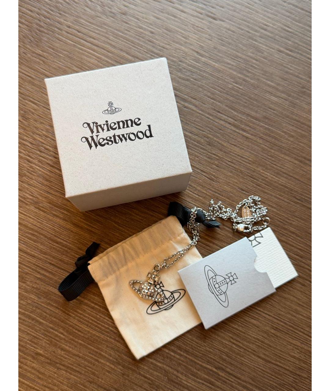 VIVIENNE WESTWOOD Серебряная латунная подвеска, фото 7
