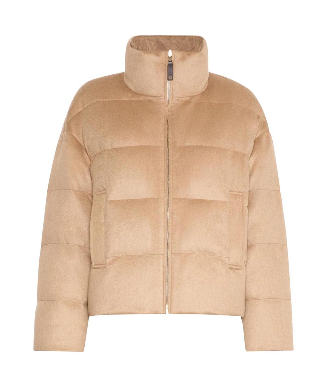 MAX MARA Бежевый пуховик, фото 1
