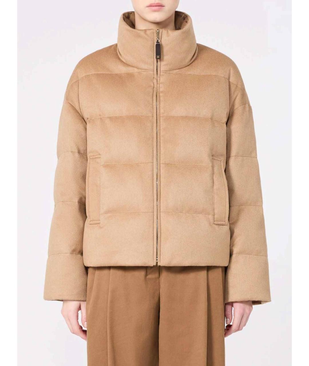 MAX MARA Бежевый пуховик, фото 2