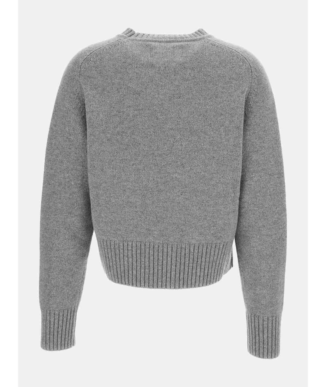 EXTREME CASHMERE Серый кашемировый джемпер / свитер, фото 3